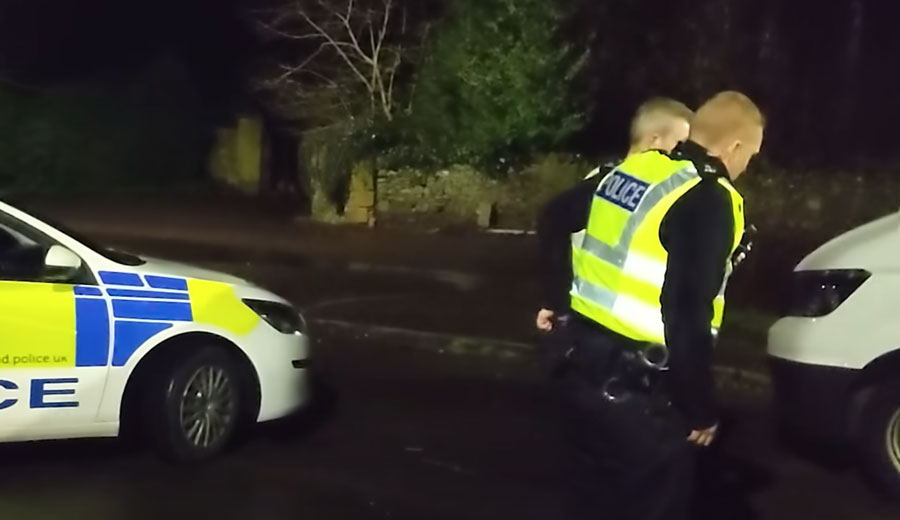 Police Scotland Arrive Automatrics Theft Recovery Operation